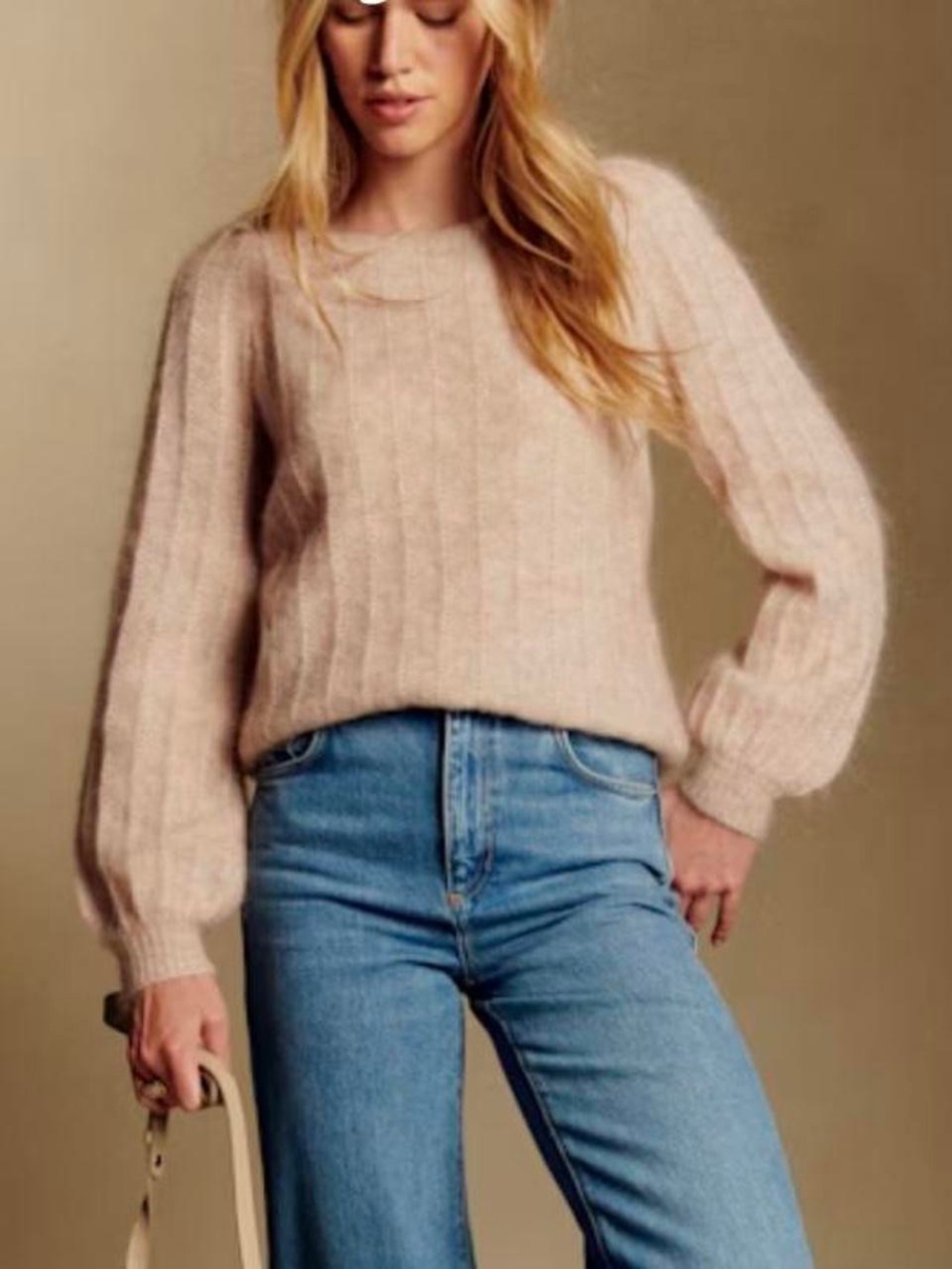 Balloon Sleeve Sweater Size S
